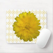 Yellow Marigold Mousepad (Mit Mouse)