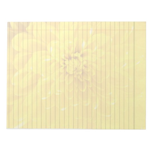 Yellow Marigold Notepad Notizblock (Vorderseite)