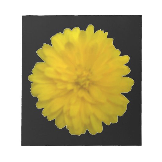 Yellow Marigold Notepad Notizblock (Vorderseite)