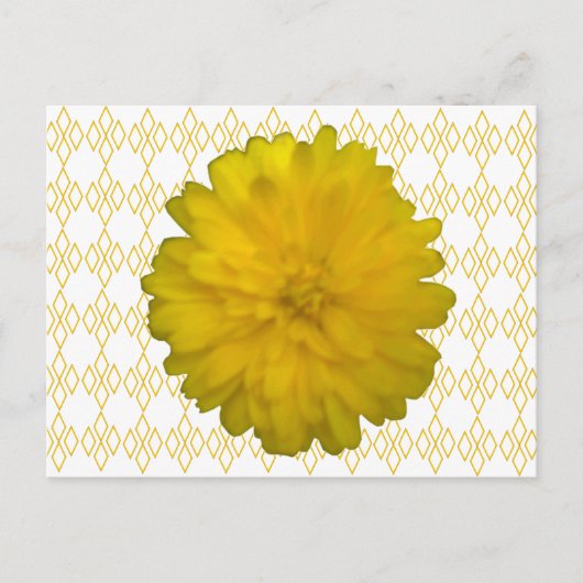 Yellow Marigold Postcard Postkarte (Vorderseite)