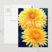 Yellow Marigold Postkarte (Vorne/Hinten)