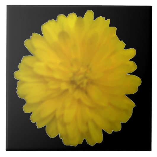 Yellow Marigold Tile Fliese (Vorderseite)