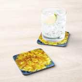 Yellow Marigold Untersetzer (Rechte Seite)