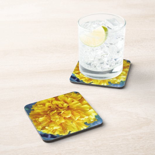 Yellow Marigold Untersetzer (Rechte Seite)
