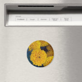 Yellow Marigolds Magnet (In Situ (Geschirrspüler))