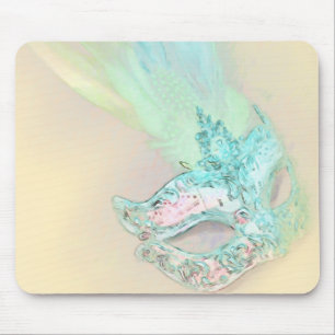 Yellow Masquerade Mousepad