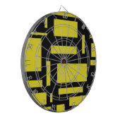 Yellow Maze Dartscheibe (Vorderseite Links)