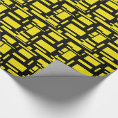 Yellow Maze Geschenkpapier (Ecke)