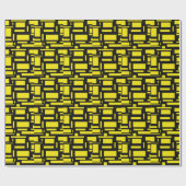 Yellow Maze Geschenkpapier (Flach)
