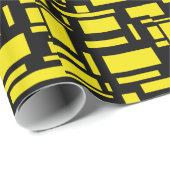 Yellow Maze Geschenkpapier (Rolleneckpunkt)