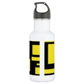 Yellow Maze Trinkflasche (Rückseite)
