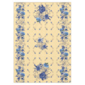 Yellow Mellow Butterfly Blume Medow Tischdecke (Vorderseite)