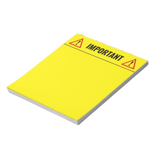 Yellow memo writing notepad for Stuff Notizblock (Rotiert)