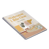 Yellow Mid Century Modern Kinderzimmer Notebook Notizblock (Rechte Seite)