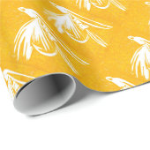 "Yellow Midge" Trout Fly Wrapping Paper Geschenkpapier (Rolleneckpunkt)
