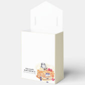 Yellow Milk Berry Pancake Brunch Babydusche Geschenkschachtel (Offen)