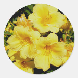 Yellow Mini Lilies Stickers
