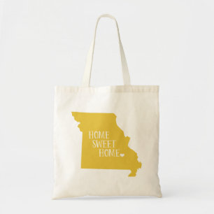 Yellow Missouri Zuhause Sweet Zuhause Staat Tote B Tragetasche