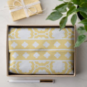 Yellow Modern Bone Inlay Decoupage Paper Seidenpapier (Geschenk)