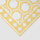 Yellow Modern Bone Inlay Decoupage Paper Seidenpapier (Ausschnitt)