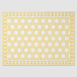 Yellow Modern Bone Inlay Decoupage Paper Seidenpapier