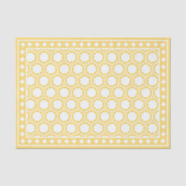 Yellow Modern Bone Inlay Decoupage Paper Seidenpapier