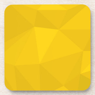 Yellow, modern, cool, trendy, urban geometric art getränkeuntersetzer