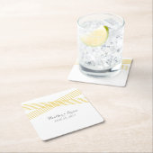 Yellow Modern Deko Paper Untersetzer (Vor Ort)