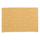 Yellow Modern Gorgeous Geometric Pattern Kissenbezug (Vorderseite-Rechts)