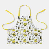 Yellow Monster Children's Schürze (Vorderseite)