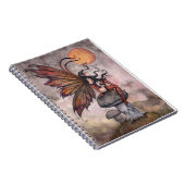 Yellow Moon Herbstmärchen-Notebook Notizblock (Rechte Seite)