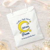 Yellow Moon Stars Night Sky Prom Gala Tanz Geschenktütchen (Ausgeschnitten)