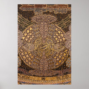 Yellow Mosiac Detail, Deutschland Poster