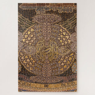 Yellow Mosiac Detail, Deutschland Puzzle