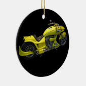 Yellow Motorcycle Ornament (Rechts)