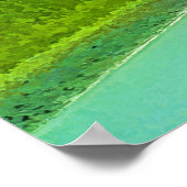 Yellow Motorrad Highway Reitsport Art Poster (Ecke)