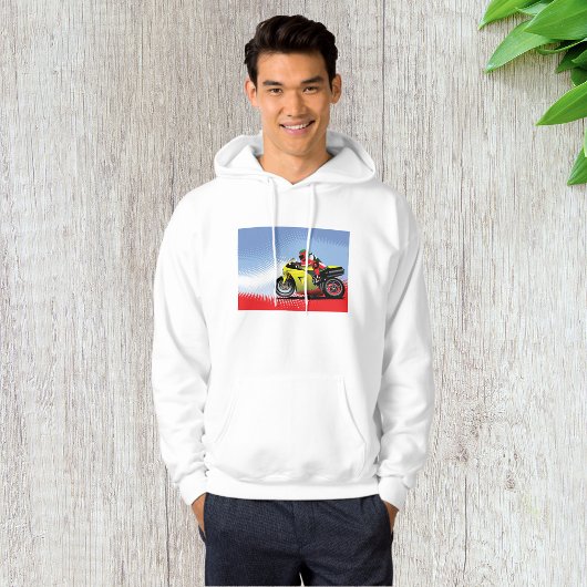 Yellow Motorrad Hoodie