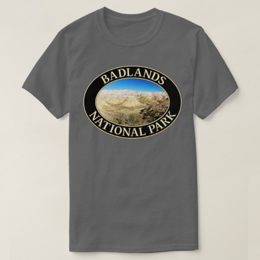 Yellow Mounds im Badlands National Park in South D T-Shirt (Design vorne)
