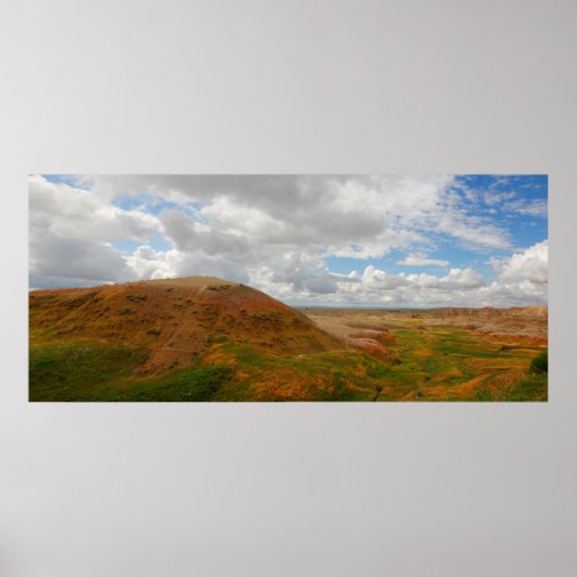 Yellow Mounds Overlook, Badlands NP, South Dakota Poster (Vorne)