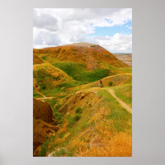 Yellow Mounds Overlook, Badlands NP, South Dakota Poster (Vorne)