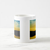 Yellow Mt Lake Sunset Kaffeetasse (Mittel)