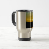 Yellow Mt Lake Sunset Reisebecher (Vorderseite Links)