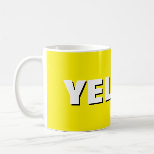 YELLOW Mug – Sunshine in Ceramic | We Are All Mugs Kaffeetasse (Links)