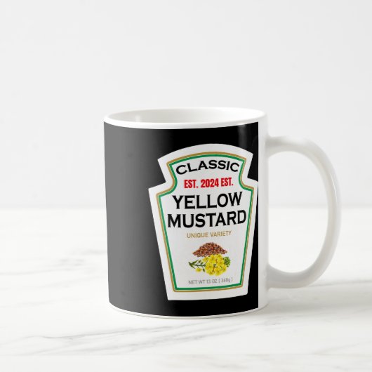 Yellow Mustard Diy Halloween Costume Paare und G Kaffeetasse (Rechts)