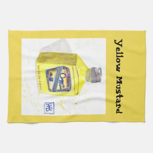 Yellow Mustard Geschirrtuch (Horizontal)