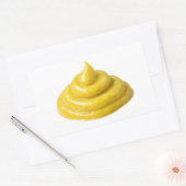 Yellow Mustard Sauce Swirl Isolated Sticker (Umschlag)