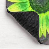 Yellow N Green Sunflower Mousepad (Ecke)