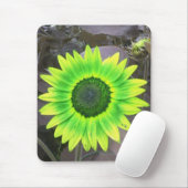 Yellow N Green Sunflower Mousepad (Mit Mouse)