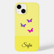Yellow Name Customization Phone Cover.