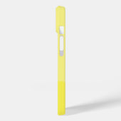 Yellow Name Customization Phone Cover. Case-Mate iPhone Hülle (Rückseite / Links)
